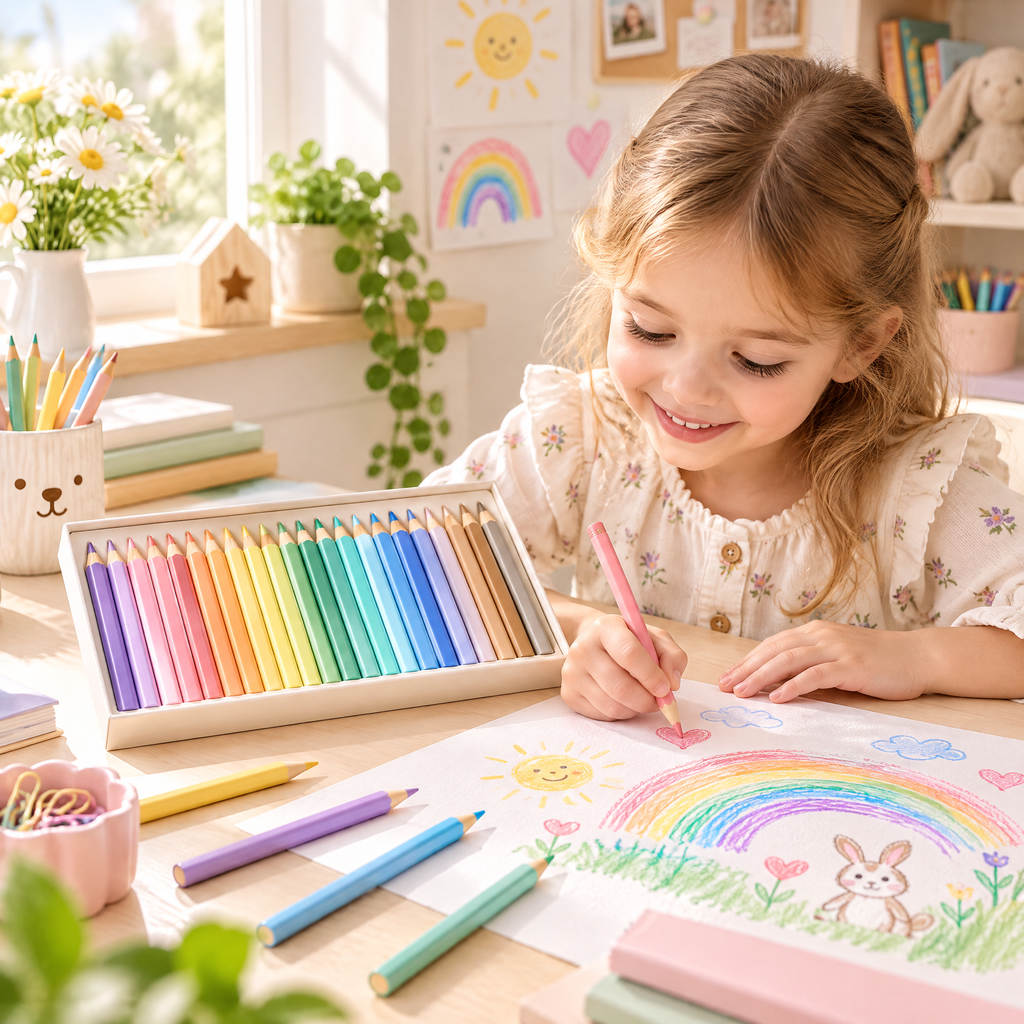 Lorqavien™ Pastel Colored Pencil Set