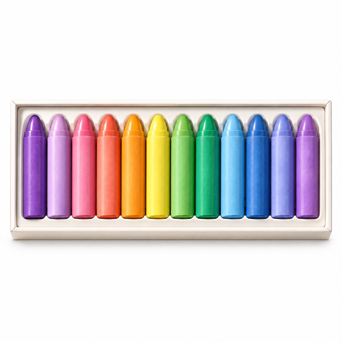 Lorqavien™ Jumbo Rainbow Crayon Set