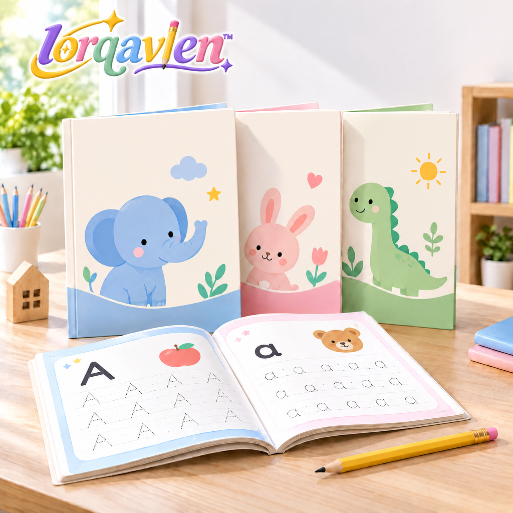 Lorqavien™ Kids Handwriting Practice Workbook Set