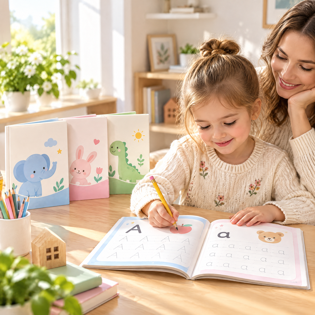 Lorqavien™ Kids Handwriting Practice Workbook Set
