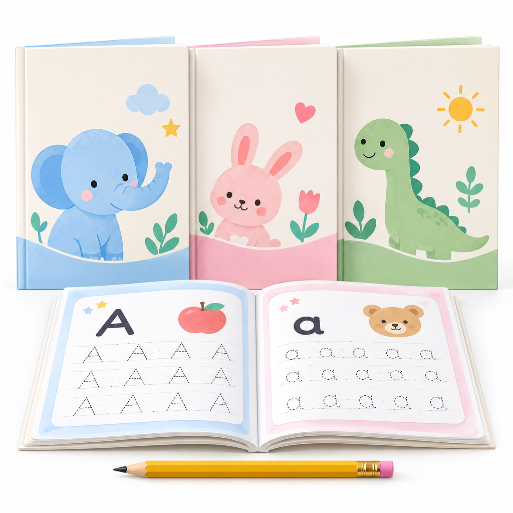Lorqavien™ Kids Handwriting Practice Workbook Set