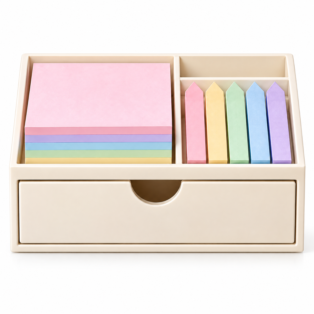 Lorqavien™ Pastel Sticky Notes & Page Flags Set