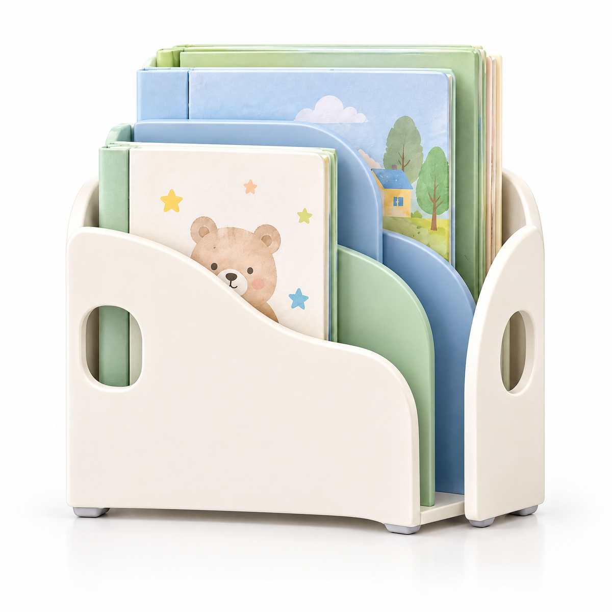 Lorqavien™ Multi-Slot Desktop Book Organizer