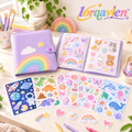 Lorqavien™ Rainbow Sticker Collection Book