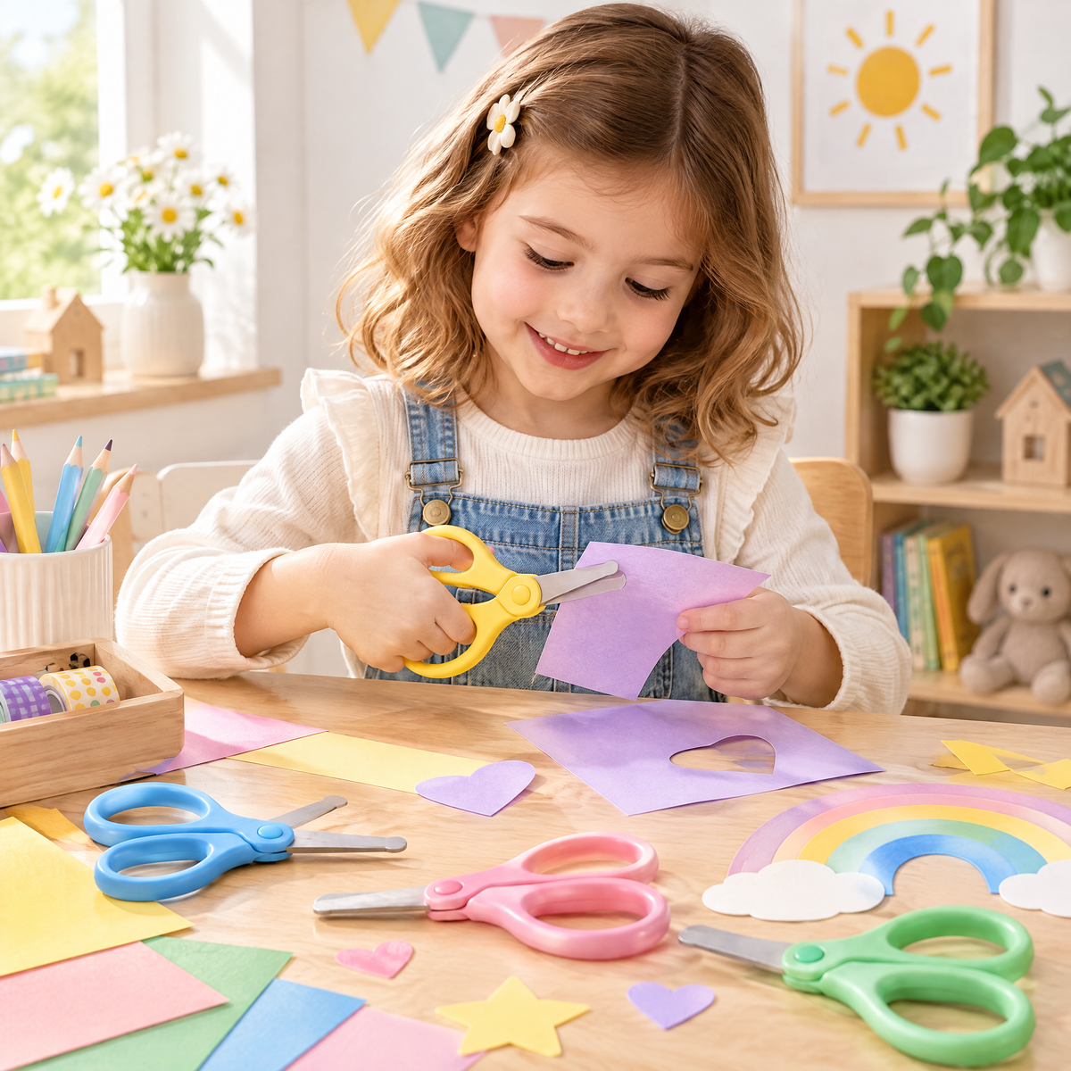 Lorqavien™ Kids Rounded Tip Safety Scissors Set