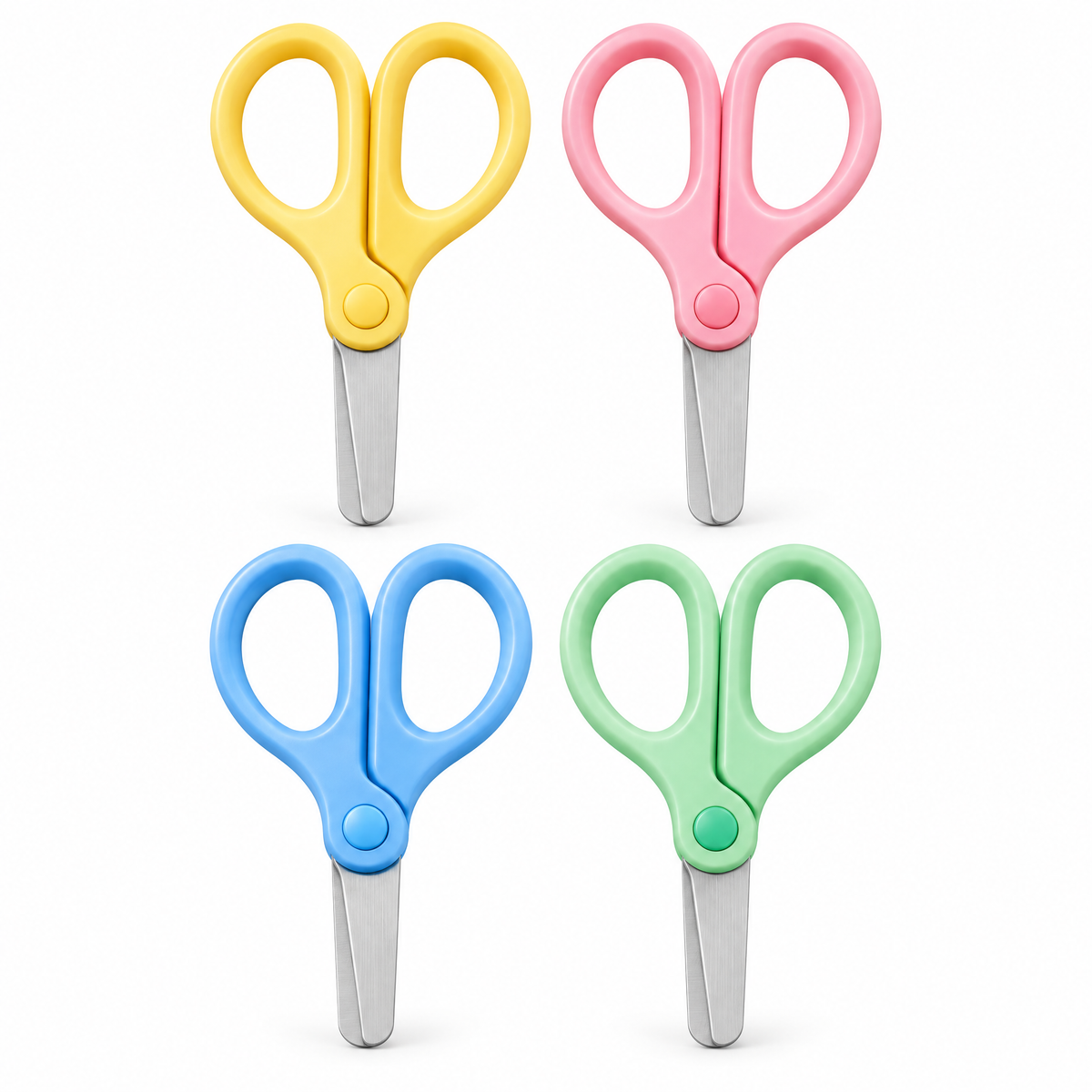 Lorqavien™ Kids Rounded Tip Safety Scissors Set
