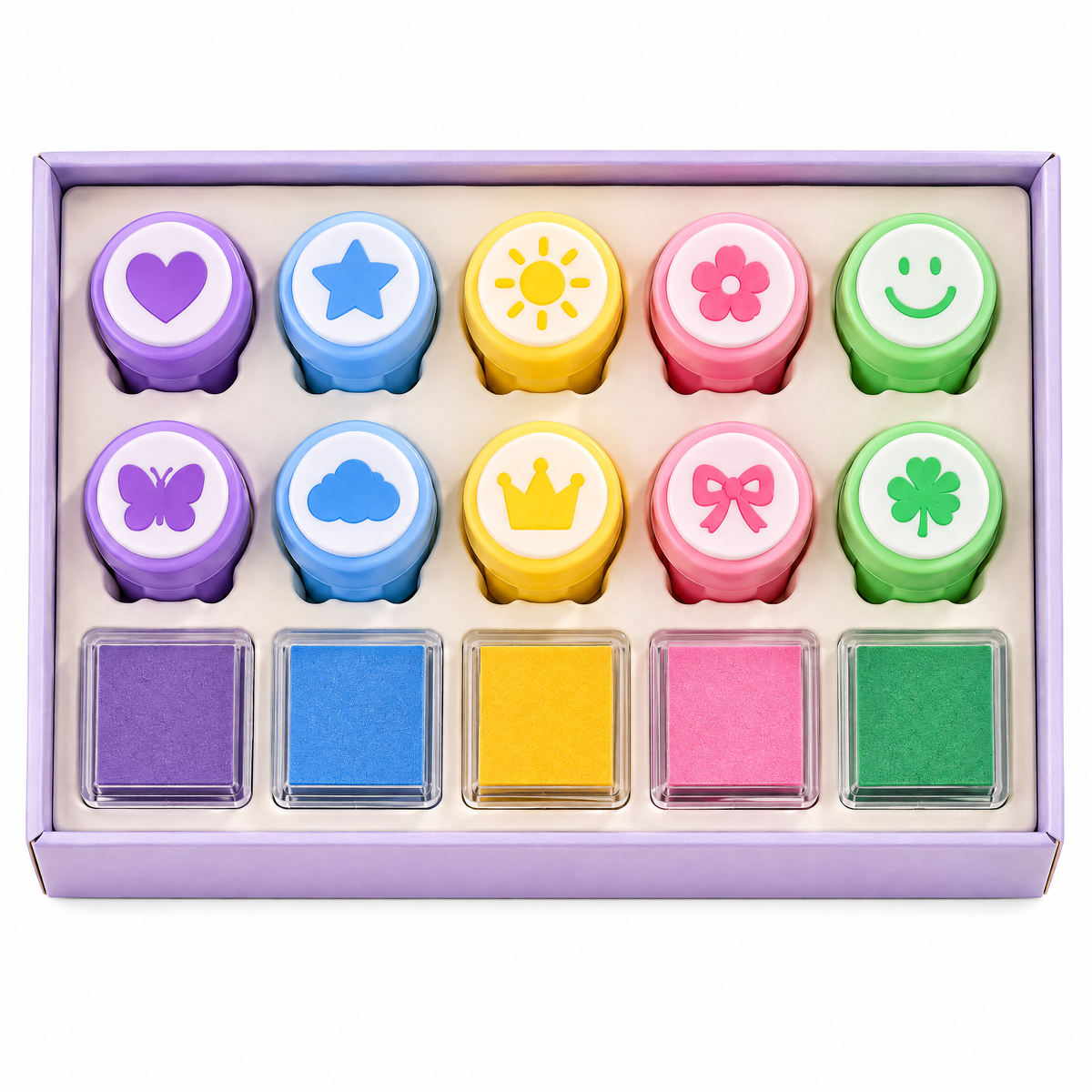 Lorqavien™ Mini Stamp & Ink Pad Craft Set