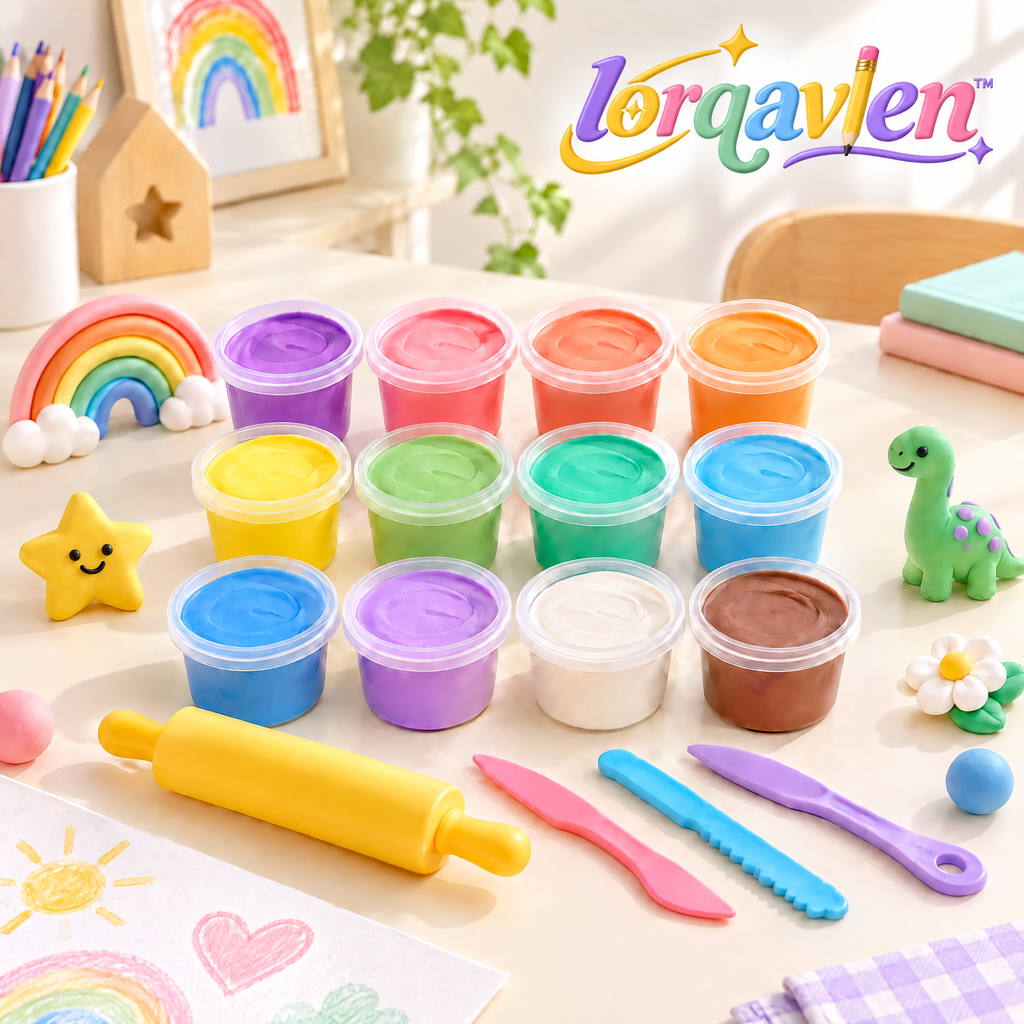 Lorqavien™ Colorful Modeling Dough Play Set