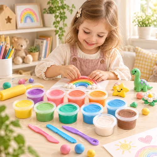 Lorqavien™ Colorful Modeling Dough Play Set