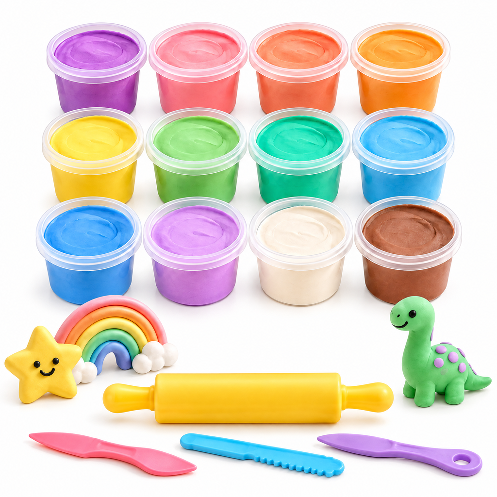 Lorqavien™ Colorful Modeling Dough Play Set